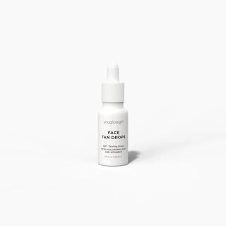 Youglowgirl Face Tan Drops Selbstbräuner 20ml, Dermatest zertifiziert, Hyaluronsäure, Vitamin B, Rendering